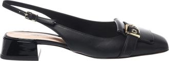 Baldinini Slingback Pump - Dames - Pumps - Zwart - 37 EU - Leer - Schoenen
