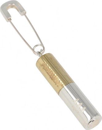 AMBUSH Womens Battery Charm Single Earrings In Silver