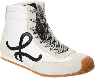 Loewe Ballet Runner 2.0 Nylon & Leather High-Top Sneaker