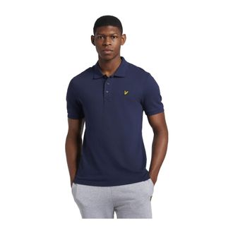 Lyle & Scott Plain Polo - Heren - Tops - Blauw - Maat: XS Katoen