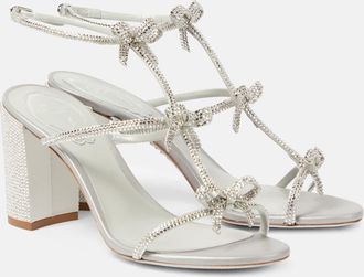 Rene Caovilla Caterina bow-detail embellished sandals