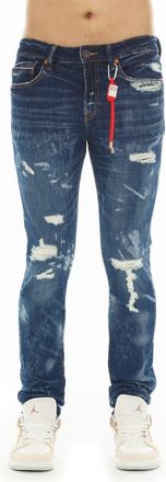 Cult of Individuality Punk 601 Ripped Super Skinny Jeans in Static at Nordstrom, Size 29