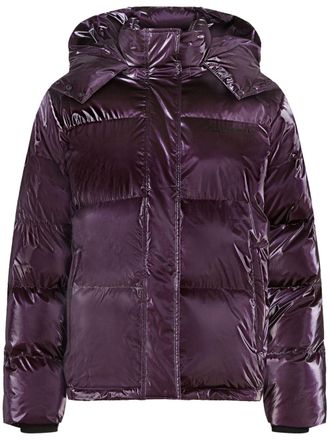 Karl Lagerfeld Donsjack met parels - Paars
