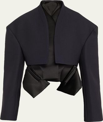 A.W.A.K.E. Oversized Cropped Jacket