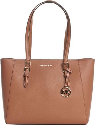Michael Kors Omkeerbare leren tas - Dames - Shoppers - Bruin - ONE Size - Leer - Tassen