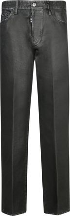 Dsquared2 Garment-dyed Straight Leg Jeans