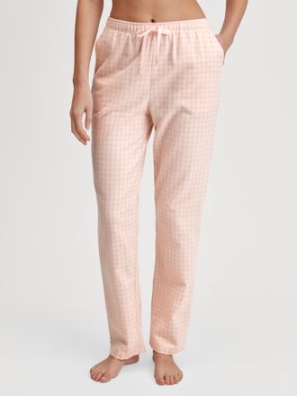 CALIDA Pyjamahose CALIDA Favourites Holiday, Damen, Gr. XS (36/38), N-Gr, beige (evening sand), Flanell, Obermaterial: 100% Baumwolle, relaxed fit lang, Hose