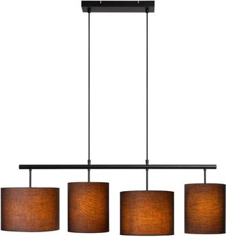 Lucide Maya - Pendant light - 4xE27 - Black - Lucide