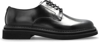 Dolce & Gabbana derby type schoenen - Heren - Veterschoenen - Zwart - 44 EU - Leer - Schoenen