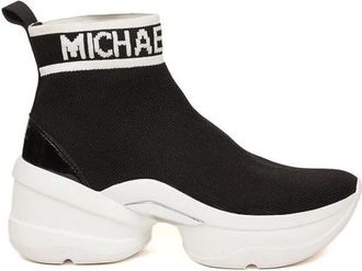 Michael Kors Olympia Knit Bootie - Dames - Sneakers - Zwart - 37 EU - Polyester - Schoenen