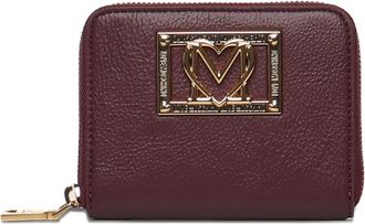 Love Moschino Portafoglio con zip - Rosso