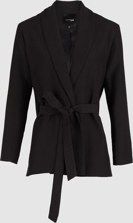 Jeanne Vouland Blazer Reno Ceintur&eacute; Noir