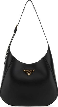 Prada Black leather shoulder bag