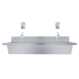 MonsterShop Trough Sink - 1200mm in Silver