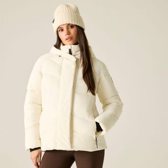 Dare 2B Dare 2B Gevoerd jasje met glans voor dames (Witte peper)