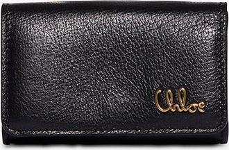 Chlo&eacute; Mini-Brieftasche aus genarbtem Leder Chlo&eacute; Iconic