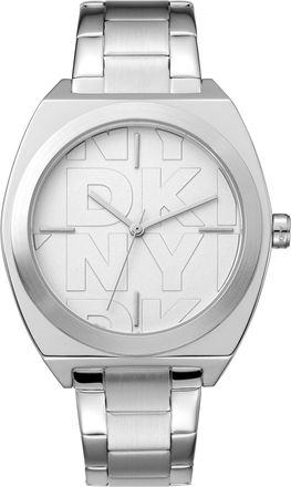 DKNY LOGO Broadway Maxi Silver Womens Watch
