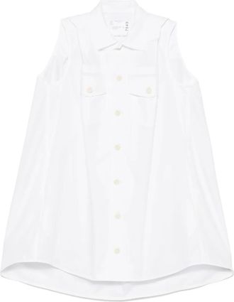 sacai sleeveless shirt - White