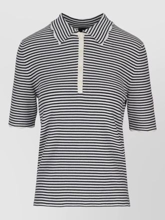 Paul Smith womens knitted polo shirt short sleeves