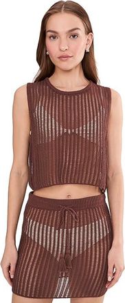 L*Space Sander Top Womens Clothing Cafe : MD, Cotton