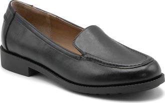 Adrienne Vittadini Wave Loafer in Black Smooth at Nordstrom Rack, Size 9.5