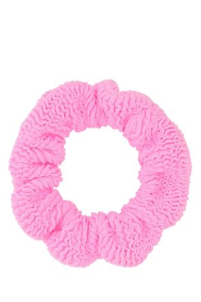 Hunza G Pink Fabric Scrunchie