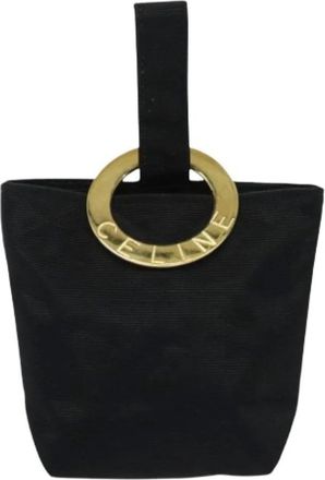 Celine Pre-owned Mini Bags, female, Black, Size: ONE SIZE Pre-owned Vintage Nylon Mini Bag