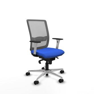 Piqueras y Crespo Silla De Oficina Piqueras Y Crespo Modelo Confort Gris Aluminio