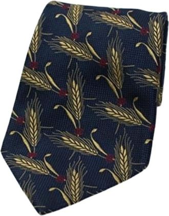 Chanel Pre-owned Accessories, male, Blue, Size: ONE SIZE Pre-owned Silk home-office