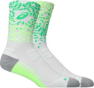 Asics Performance Run Sock Crew Laufsocken - Unisex | grau/gr&uuml;n