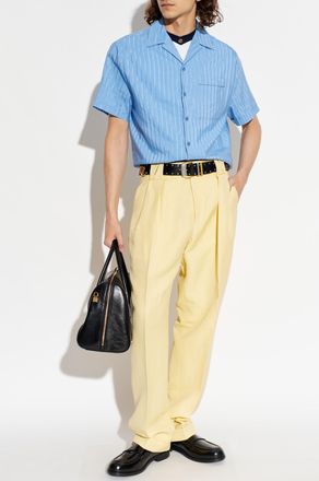 Versace Shirt With Pocket, Mens, Blue