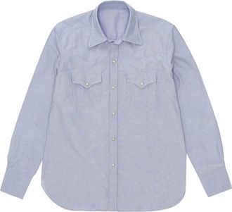 Fortela Camicia Tex Western - - Shirts - Uomo - Blu - S
