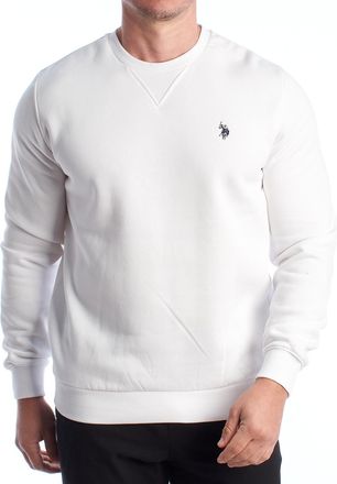 U.S.Polo Association Herren-Fleece-Sweatshirt mit Rundhalsausschnitt US42187035