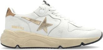 Golden Goose White Running Leather Sneakers