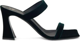 Giuseppe Zanotti 85mm Flaminia sandals - women - Fabric/Leather/Leather - 37 - Green