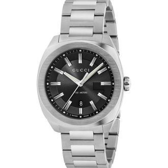 Gucci YA142301 Mens Quartz Watch - Stylish and Durable Timepiece - Black Stainless Steel - One Size