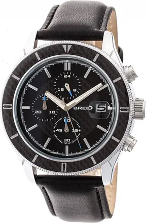 Breed Maverick Chronograph Black Dial Mens Watch 7503