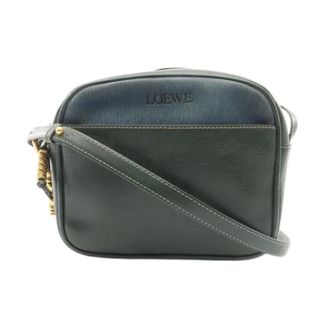 Loewe Pre-owned Shoulder Bag - Dames - Pre-owned - Groen - Maat: ONE Size Leer