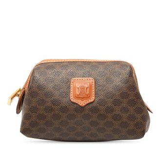 Celine Pre-owned Celine Macadam Coated Canvas Pouch Ladies J4RWGZXG1UEBFA53
