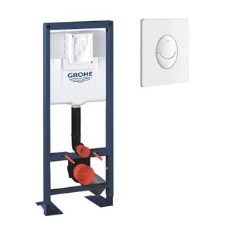 GROHE Estructura De Soporte Para Inodoro Rapid Sl 1,13 M X 0,42 M Con Placa De Mando Blanca - Grohe