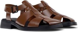 Camper Dana Fisherman Sandal in Medium Brown at Nordstrom, Size 38