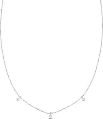 Bony Levy Audrey Diamond Station Necklace in 18K White Gold at Nordstrom Rack