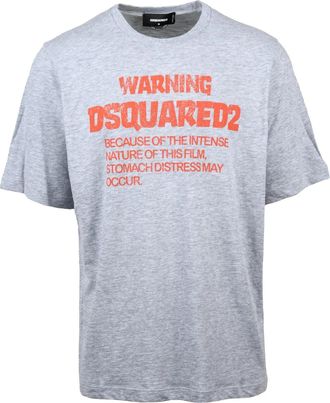 Dsquared2 Crew Neck T-Shirt In Soft Cotton-Viscose Blend