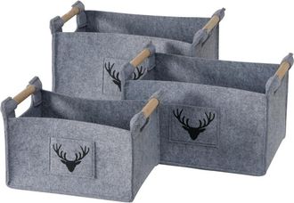Boltze Aufbewahrungskorb »Karly 3er«