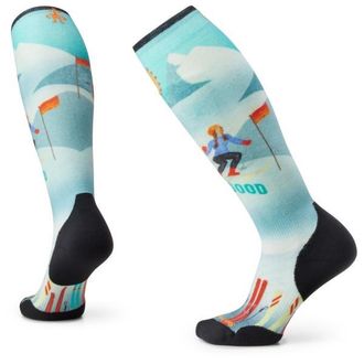 Smartwool Ski Targeted Cushion Snow Bunny Print OTC Skisocken für Damen | bunt