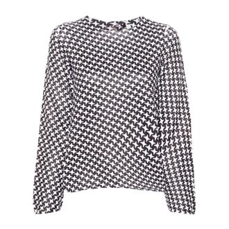 Comme Des Gar&ccedil;ons Tops, Dames, Veelkleurig, M, Lange Mouwen Top met Print