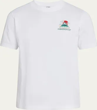 Casablanca Mens Montagne Ondulee Graphic T-Shirt