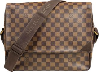 Louis Vuitton Damier Brown Damier Canvas Handbag Shoulder Bag (Pre-Owned)