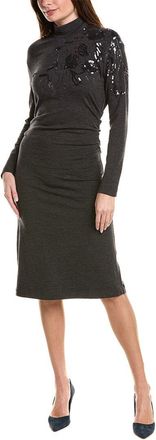 Brunello Cucinelli Wool-Blend Midi Dress