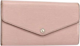 Louis Vuitton Pre-owned Wallets, female, Pink, Size: ONE SIZE Pre-owned Leather Wallet